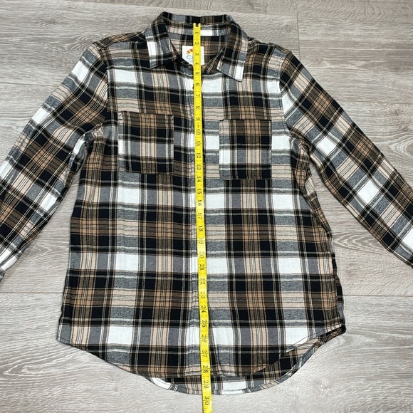 NWOT C&C California Long Sleeve Button Down Flannel Shirt M - Picture 8 of 16